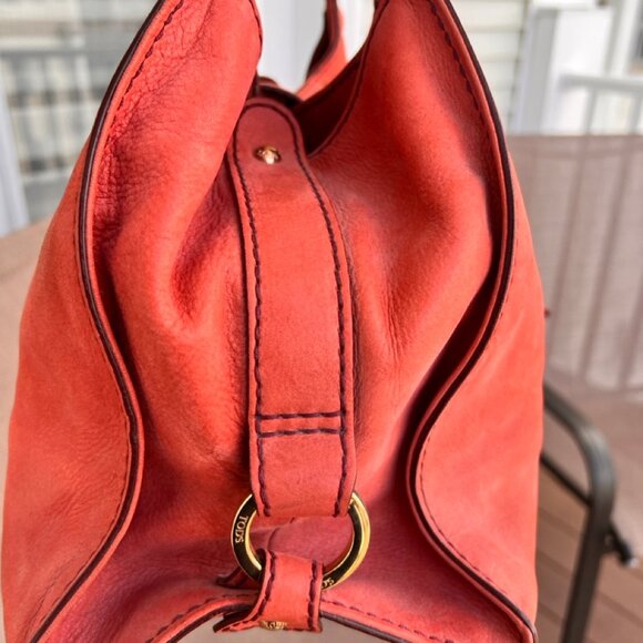 GORGEOUS Authentic Tod's Nubuck Leather Studded Shoulder Bag - Italian Designer - Picture 5 of 11